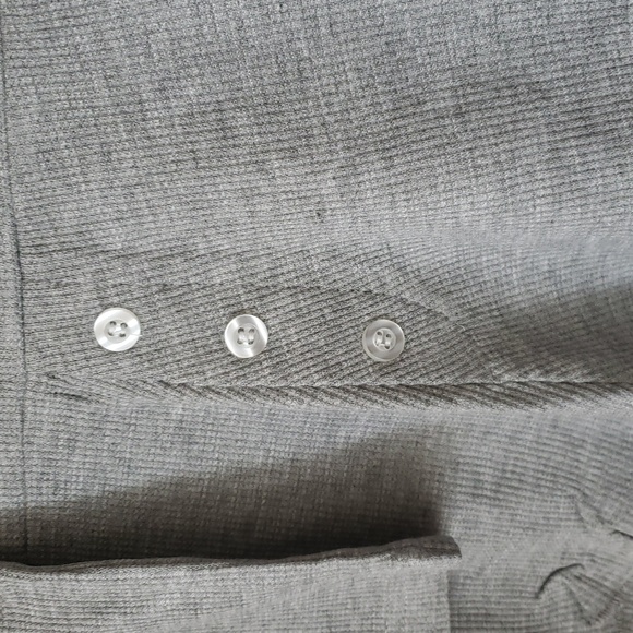 Plush Apparel Gray Ribbed Pajama Short Set Multiple Sizes NWT - Picture 2 of 4